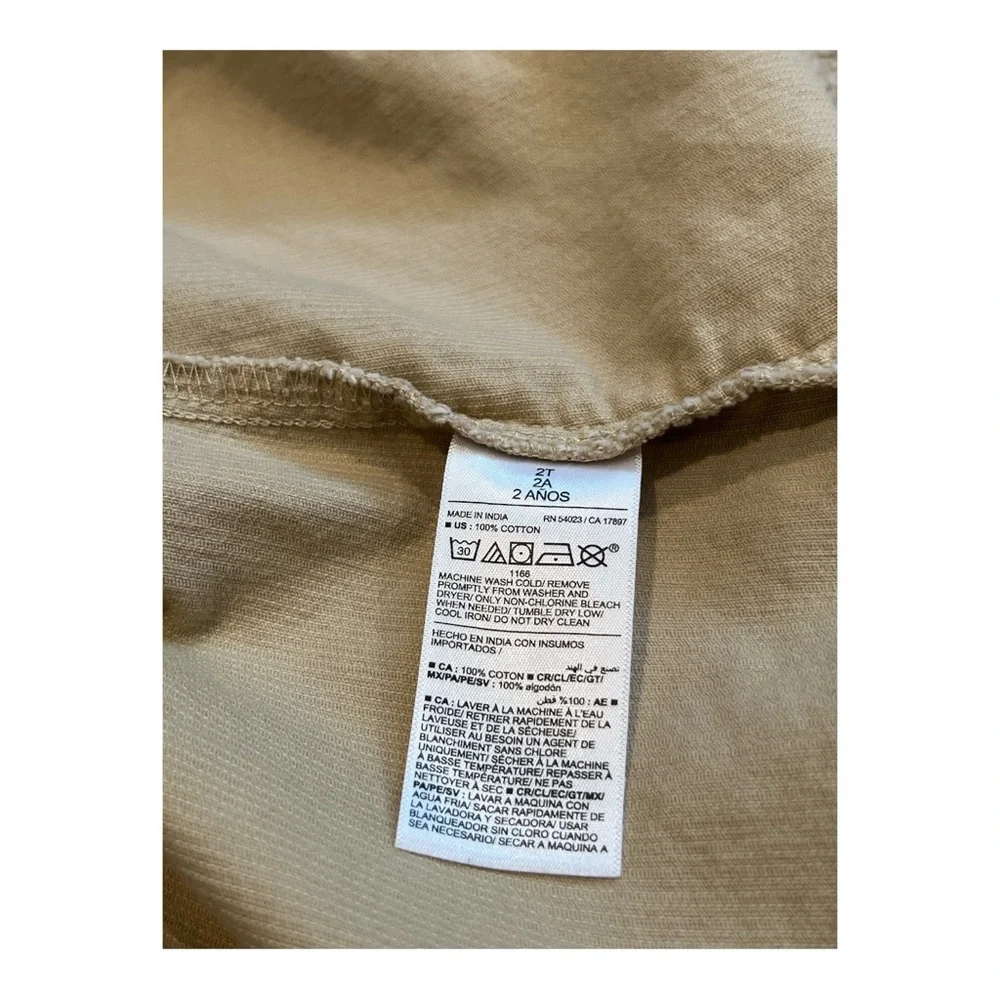 Old Navy‎ Sleeveless Pocket Corduroy Dress & Top Set for Toddler Girls, Size 2T
